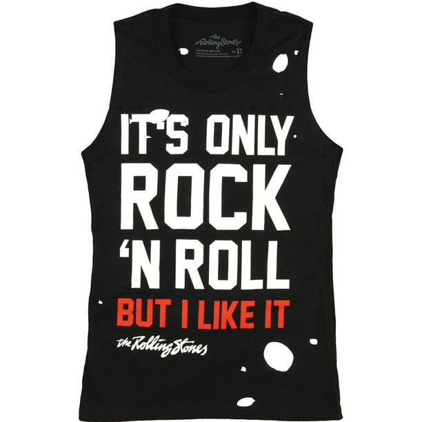 Rolling Stones Only Rock & Roll Gray Girls Juniors Zip Up Sweatshirt
